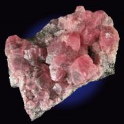 Rhodochrosite on matrix