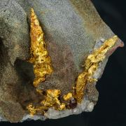 Gold with Quartz and Pyrite