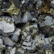 Galena with Sphalerite and Chalcopyrite
