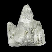Quartz with Pyrite “phantoms”