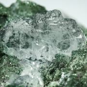 Fluorapatite with Titanite, Orthoclase (variety adularia) and Chlorite