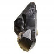 Quartz / (var - “Smoky”) / (“floater”) / with Goethite
