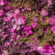 Kolwezite on Cobaltian Calcite