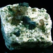 Hematite Iron Rose with Quartz, Adularia and Chlorite