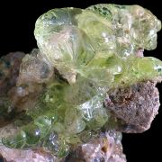 Opal var. hyalite CRAZY FLUORESCENCE