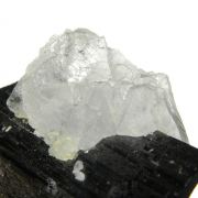 Hubnerite with Fluorite (rare locality specimen) Locality: Himalaya Mine, Mt Illimani, Murillo Province, La Paz Department, Bolivia