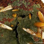 Wulfenite on Mimetite