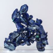 Azurite with Malachite