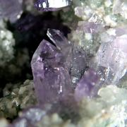 Amethyst Quartz with Calcite and Dolomite