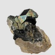 Cavernous Hematite on Quartz