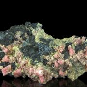 Rhodochrosite, Sphalerite