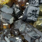 Sphalerite with Galena and Chalcopyrite