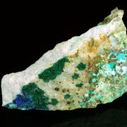 Pharmacosiderite, Carminite, Malachite