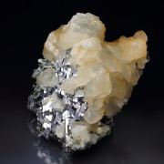 new find - GALENA - SPINEL LAW TWIN, CALCITE