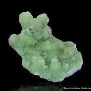 Cuprian Smithsonite, pseudo. after Cerussite