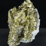 Pyrite after Pyrrhotite with Calcite