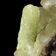 Prehnite finger cast after Anhydrite with Calcite