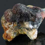 Tourmaline var. Schorl on Quartz