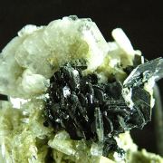 Hematite on Albite