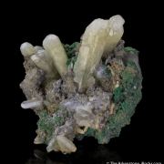 Tarnowitzite with Malachite