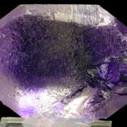 Quartz var. hourglass amethyst