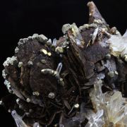 Siderite, Quartz, Pyrite.