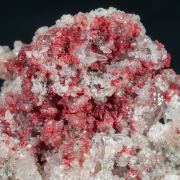 Cinnabar, Calcite