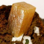 Wulfenite With Calcite