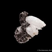Hessite on Quartz