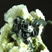 Hematite on Albite