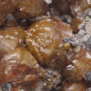 Mimetite (variety campylite) with Baryte