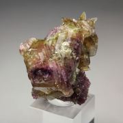 gem bi-terminated VESUVIANITE bi-color, DIOPSIDE