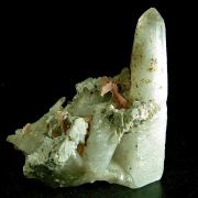 Inesite and Hubeite on Quartz