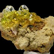 Opal var. hyalite CRAZY FLUORESCENCE