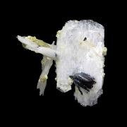 Bertrandite (superb quality) with Tourmaline