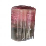 Tourmaline / (Multicolor) / with Stilbite