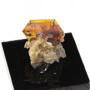 Brookite / (doubly-terminated) / with Quartz