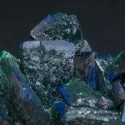 Malachite after Azurite with Malachite