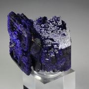 bi-terminated AZURITE twinned