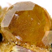 Apatite, hematite, quartz and actinolite pseudo. after pyroxene