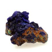 Chessylite ( Azurite ) + Cuprite.