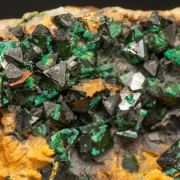 Libethenite with Dolomite