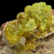 Opal var. hyalite CRAZY FLUORESCENCE