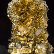 Pyrite with Calcite