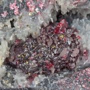 Cinnabar with Quartz