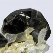 Cassiterite (gemmy) on Quartz