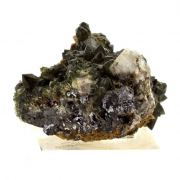 Cubanite + Quartz Prase.