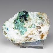 Veszelyite with Theisite, Hemimorphite