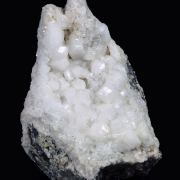 Harmotome on Calcite