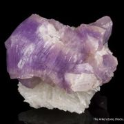 Fluorapatite on Cleavelandite